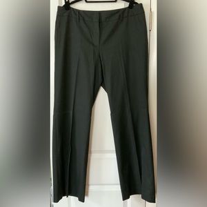 Black pin striped trousers